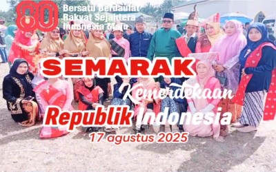 Meriah! Pawai Karnaval Budaya SMP Negeri 2 Kandis Sambut HUT ke-80 RI